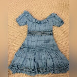 Blue free people dress